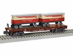 American Flyer 1919252 Santa Fe TOFC Flatcar #92875 NIB - Picture 1 of 1