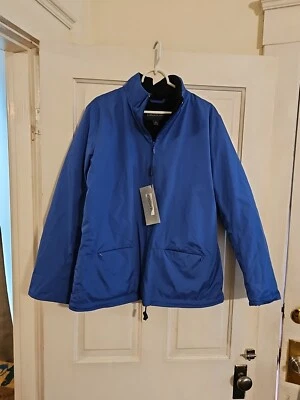 Chaqueta London Fog Para Hombres Cremallera Completa Forrada de Vellón Azul Brillante Talla Grande Nueva Foto 1 de 4