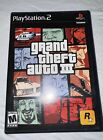Grand Theft Auto Iii Gta 3 (Playstation 2, Ps2) With Manual Tested - No Map