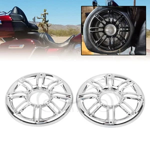 Cubierta de carenado de parrilla de altavoz trasero cromada para Harley Street Electra Tri Glide - Imagen 1 de 11