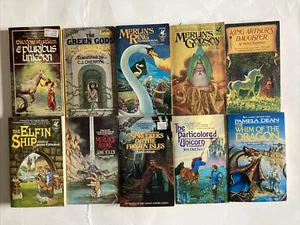 Vintage fantasy- lot 10 pb by Sturgeon, Yolen, Lorrah, Dean, Munn, & more- Good+ - Picture 1 of 24