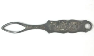 Antique Daisy Advertising Button Hook Max Huncke Chemical Brooklyn NY Pat 6-5-16 - Picture 1 of 5