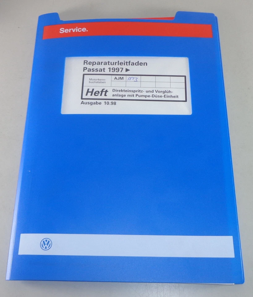 Manual de Taller VW Passat B5 Desde 1997 Direkteinspritz- & Vorglühanlage - Imagen 1 de 1