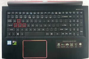 Acer Predator Helios 300 PH315-51 Palmrest assembly with keyboard and touchpad
