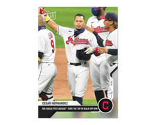 2020 Topps NOW Cesar Hernandez #219 ~ Cleveland Indians ~ PR 364