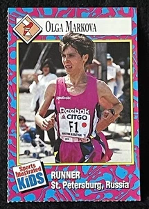 OLGA MARKOVA RC 1993 Sports Illustrated for Kids SI #172 Marathon Runner Russia - Picture 1 of 2