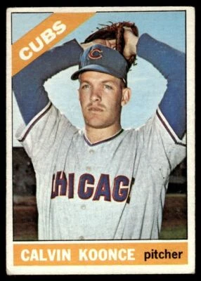 1966 Topps Baseball Card Calvin Koonce E Chicago Cubs #278 - Image 1 of 2