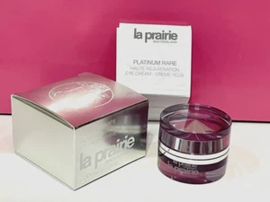 La Prairie Platinum Rare Haute-Rejuvenation Eye Cream 3 ml./0.1 oz. New in Box - Picture 1 of 2