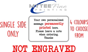 Personalisierte Metall-Speicherkarte für Geldbörse/Geldbörse Einsatz NACHRICHT Geschenk  - Bild 1 von 5