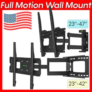 Full Motion TV Bracket Swivel Tilt TV Wall Mount 32" - 55 inch 55lbs 99lbs - Picture 1 of 9