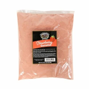 Erdbeergelatine || 1,5 Pfund || Pulver Fruchtgeschmack Großpackung Dessert Mix - Bild 1 von 2