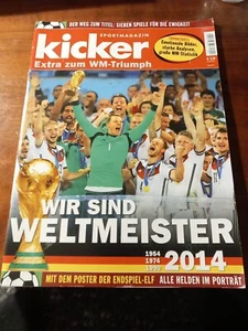 Kicker Extra zum WM-Triumph 2014 - Poster Deutschland Weltmeister - Bild 1 von 4