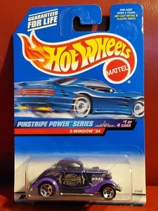 1998 Hot Wheels #953 Pinstripe Power Series 3-Window '34 - Picture 1 of 2