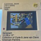 Jacob Lawrence "Library” African-American Art 35mm Slide