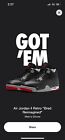 NIKE AIR JORDAN 4 RETRO BRED REIMAGINED SIZE 11 NEW IN BOX WITH TAGS IN HAND