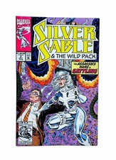 SILVER SABLE AND THE WILD PACK COMIC BOOK VOL.1 #2  MARVEL COMICS 1992