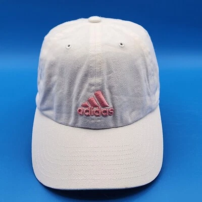 Adidas Pink Logo Hat Cap Men's Strap Back Adjustable Baseball  One Size - Image 1 of 4