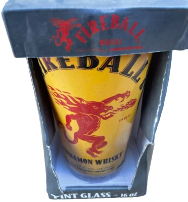 Fireball Cinnamon Whiskey Pint Glass - 16 Oz - Image 1 of 4