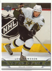 06/07 2006/07 Upper Deck Young Guns #210 Loui Eriksson Stars - Imagen 1 de 1