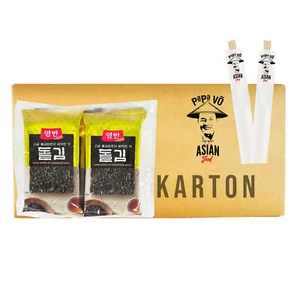 Dongwon Seetang Snack geröstet 24er Pack (24x28g) Algensnack Nori Algen gewürzt - Bild 1 von 2