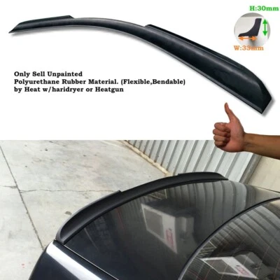 244SC Rear Duckbill Trunk Spoiler Wing Fits 1994~1996 Volkswagen Passat B4 Sedan - Image 1 of 4