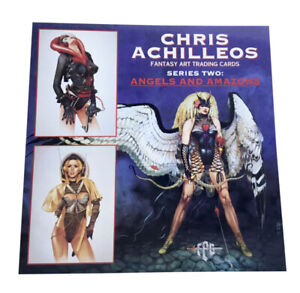 1994 FPG Chris Achilleos II Angels and Amazons Deluxe 7.5" X 8" Promo Panel