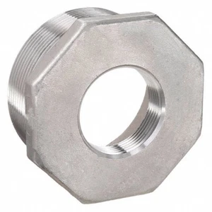 (Ships Fast) 4" x 2" NPT Pipe Thread Hex Bushing 304 Stainless Steel 150 Fitting - Picture 1 of 3