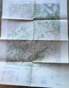 US Army Corps of Engineer Ekron 1st Edition Map Nov 1954 22*28.5 (17.25*21.51) - Picture 1 of 1