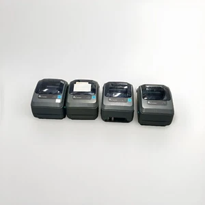 Lot Of (4) Zebra GX430T Thermal Label Barcode Printer USB Serial Parallel - Picture 1 of 15