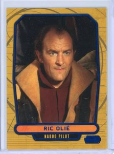 2012 Topps STAR WARS Galactic Files 1 RIC OLIE Blue Foil Parallel #103/350 - Picture 1 of 2