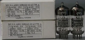 M8162 CV4024 ECC81 Mullard Made in Gt.Britain Amplitrex Tested 1MP #456086 45612 - Picture 1 of 12