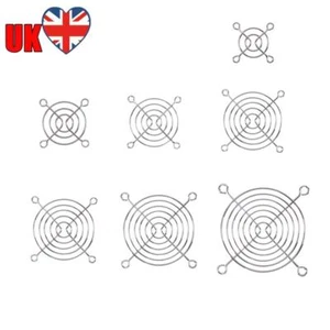 5pcs Desktop Computer PC Case Cooling Fan Grills Finger Guard Protection Cover - Afbeelding 1 van 33
