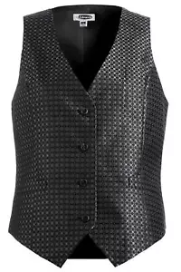 Edwards Womens Grid Brocade Vest - 7396 FREE SHIPPING! - Picture 1 of 2