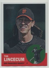 Tim Lincecum 2012 Topps Heritage Chrome /1963 #HP52 San Francisco Giants