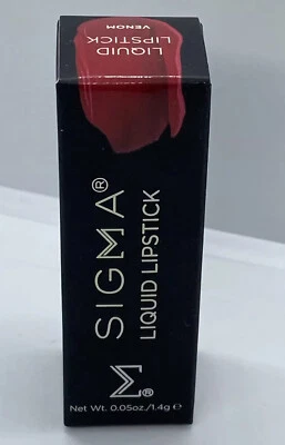 NUEVO EN CAJA SIGMA BEAUTY Lápiz labial líquido en rojo veneno tamaño de viaje 0,05 oz 💄 AUTÉNTICO Foto 1 de 4