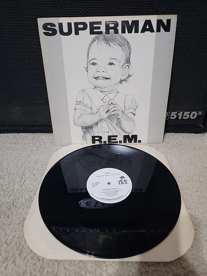R.E.M. Superman Lp Vinyl 12' Inch Single OG IRS WL Promo Press VG+/VG+ Wax - Image 1 of 4