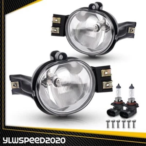 Pair Fog Light+ Bulb Fit For 02-08 Dodge Ram 1500 2500 3500/ 04-06 Dodge Durango - Picture 1 of 12