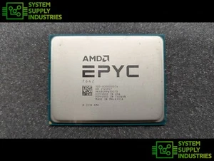 AMD EPYC  7642 48 Core 2.30GHz 256mb CPU Processor 225W P/N: 7642 - Picture 1 of 3