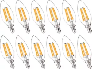12-Pack 100W Equivalent Dimmable E12 LED Bulbs - Soft White, 800 Lumens - Picture 1 of 9