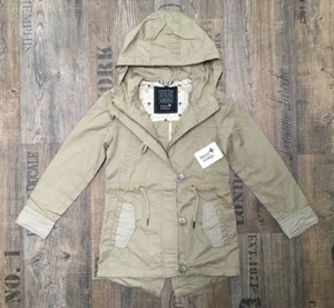 C&A here+there Mädchen Kinder Jacke Mantel Parka Gr. 128 Übergang Kapuze NEU - Bild 1 von 9
