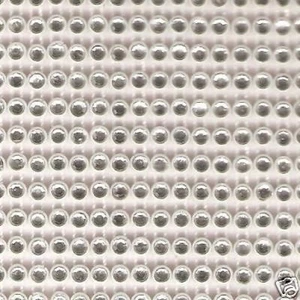 Borde de estrás blanco transparente de 5 metros 4 mm - Imagen 1 de 1