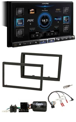 Alpine DAB 2DIN USB Bluetooth Lenkrad Autoradio für Fiat Ducato - Bild 1 von 4