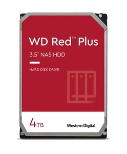WD Red Plus 4TB NAS 3.5" Internal Hard Drive - 5400 RPM Class, SATA 6 Gb/s, CMR, - Picture 1 of 6