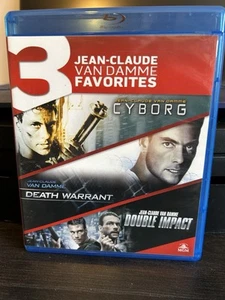 Cyborg / Death Warrant / Double Impact JCVD Blu Ray US Release Region FREE - Picture 1 of 2