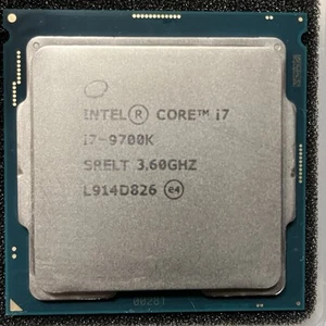 Intel Core i7-9700K SRELT 4.9Ghz turbo 9th gen. lga 1151 CPU - Picture 1 of 2