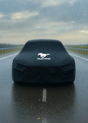 Cubierta de coche para Mustang - Cubierta impermeable Mustang se adapta a todos los modelos hecha a medida Foto 1 de 4