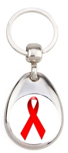 AIDS Band - Schlüsselanhänger aus Metall - Bild 1 von 4