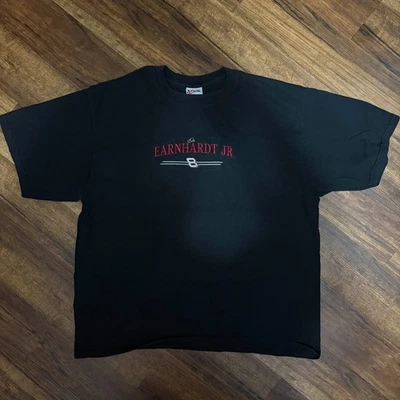 Camisa Dale Earnhardt Jr 8 NASCAR Para Hombres XL Negra Persecución Auténtica Bordada De Colección Foto 1 de 4