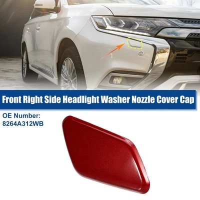Right Front Headlight Washer Nozzle Cover for Mitsubishi Outlander MK3 Red - image 1 of 4