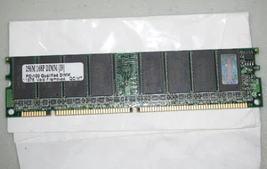Transcend 256MB 168P DIMM [I9] PC-100 Desktop RAM Memory SDRAM - Picture 1 of 4